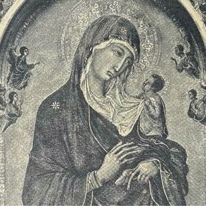 Duccio di Buoninsegna TRIPTYCH Fine Art Print 1908 Vintage Orig Antique Boston